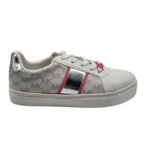 Michael Kors Poppy Embellished Logo Stripe  Womens Sneakers Shoes Size 5