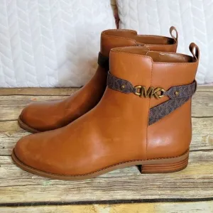 MICHAEL Michael Kors Tan Ankle Boots Size 10