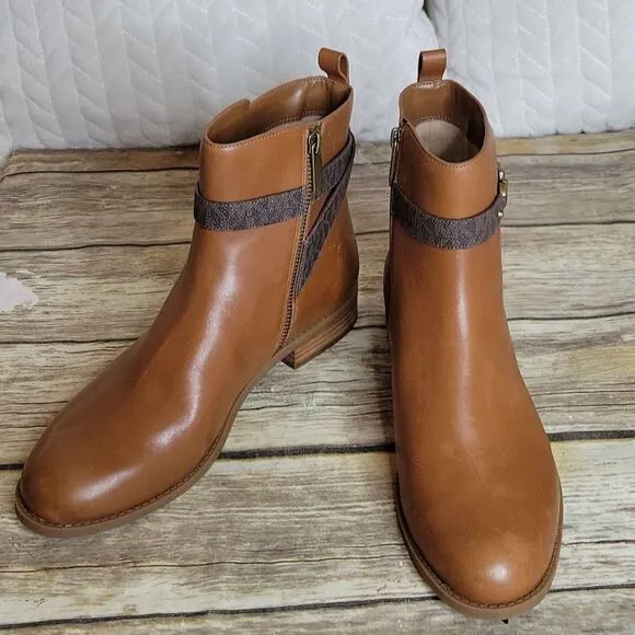MICHAEL Michael Kors Tan Ankle Boots Size 10