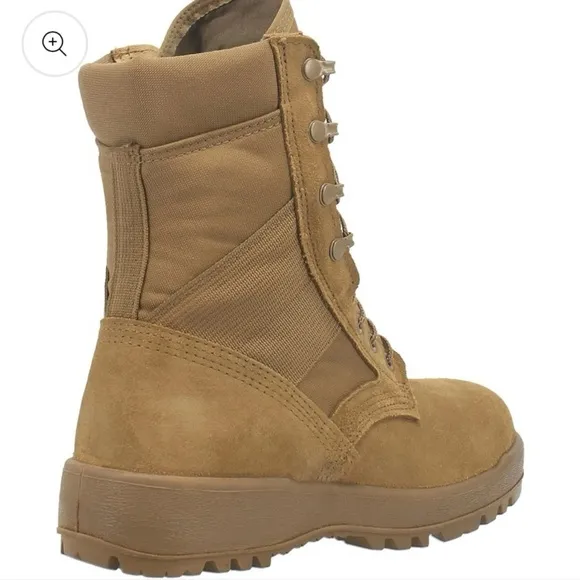 MILITARY ISSUE MCRAE MIL-SPEC 8&quot; Coyote Hot Weather Steel-Toe Boots Size 10R
