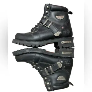 Milwaukee 🖤 Leather Biker Boots