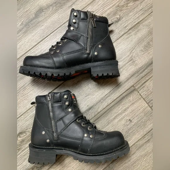 Milwaukee 🖤 Leather Biker Boots