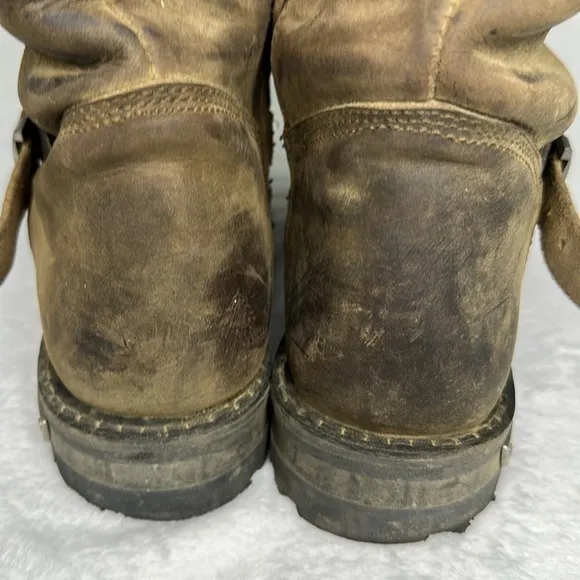 Milwaukee Leather Motorcycle Boots Brown 7 EU 40
