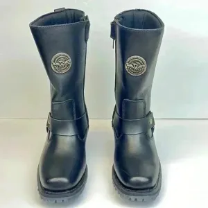 Milwaukee Leather Women's Engineer Motorcycle Leather Boots Size 8