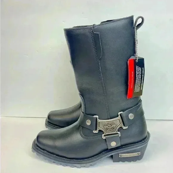 Milwaukee Leather Women's Engineer Motorcycle Leather Boots Size 8