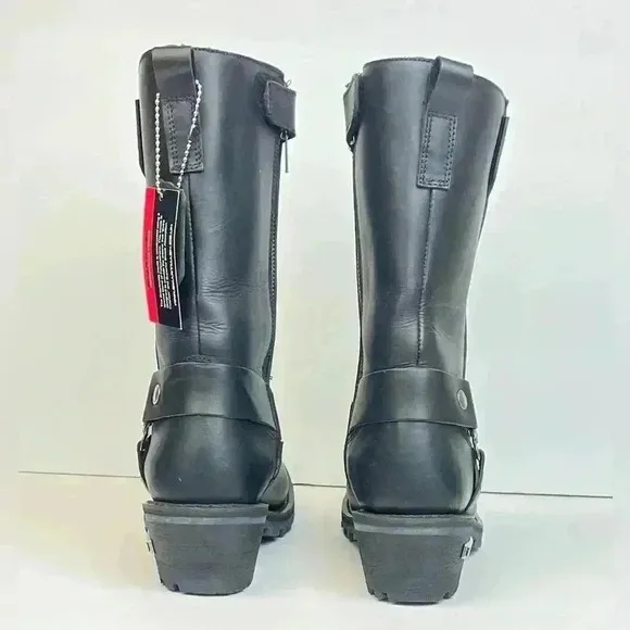 Milwaukee Leather Women's Engineer Motorcycle Leather Boots Size 8
