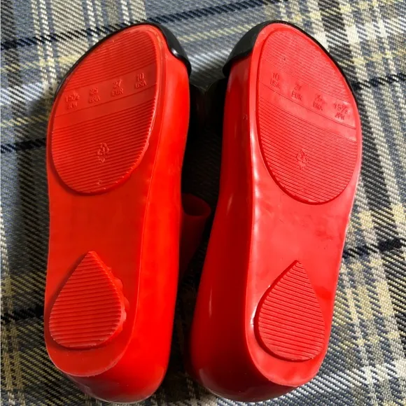 Mini Melissa Ultragirl   Mickey and Friends Baby Red Black
