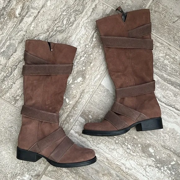 Miz Mooz Noland Tall Boots in Espresso, Size EU 37 | US 6.5-7 NEW