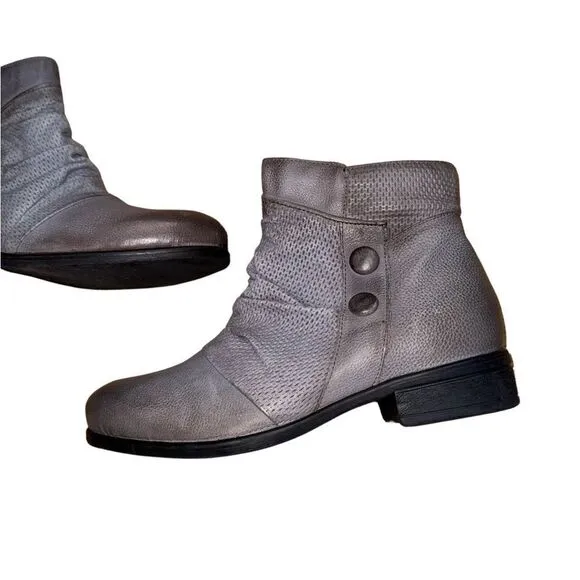 Miz Mooz NYC Sallie Boots - Concrete- Size 38