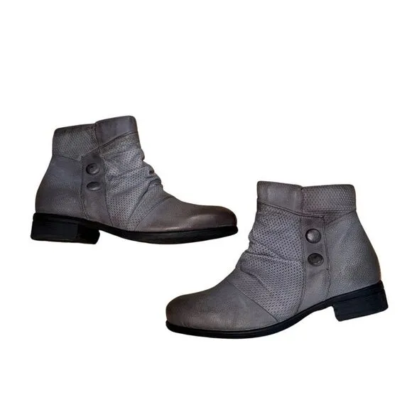 Miz Mooz NYC Sallie Boots - Concrete- Size 38