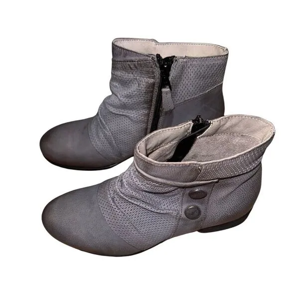 Miz Mooz NYC Sallie Boots - Concrete- Size 38