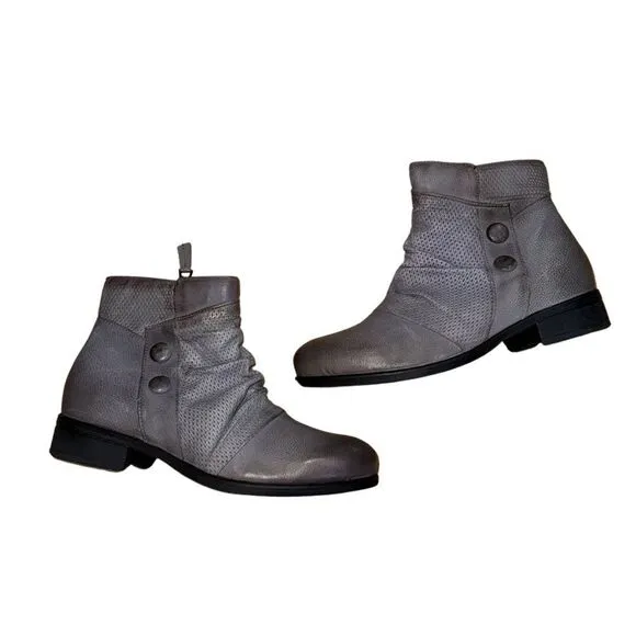 Miz Mooz NYC Sallie Boots - Concrete- Size 38
