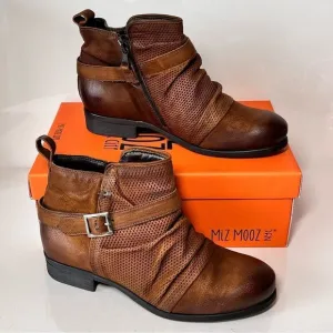 Miz Mooz Suzy Wide Width Leather Ankle Boots