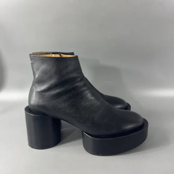 MM6 Maison Margiela Platform Ankle Boots, Size 38