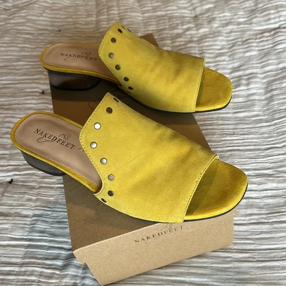 Naked Feet BI JOUX yellow shoes