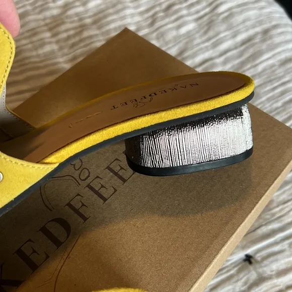 Naked Feet BI JOUX yellow shoes