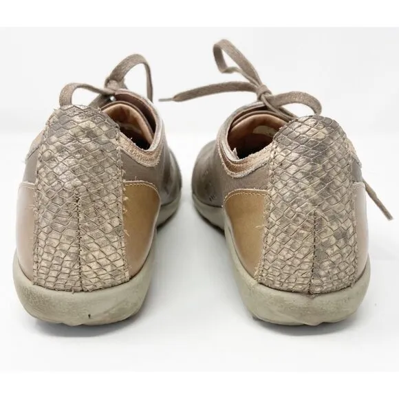 Naot Avena Oxford - Stone Combo Shoes Size 36