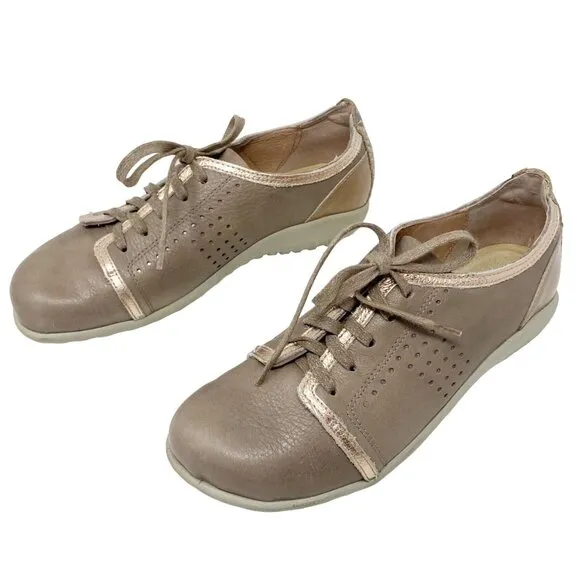 Naot Avena Oxford - Stone Combo Shoes Size 36