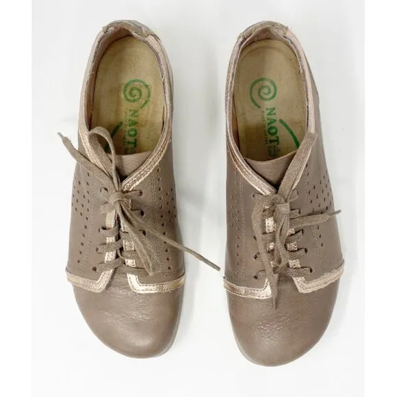 Naot Avena Oxford - Stone Combo Shoes Size 36