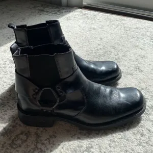 Natha Studio Lavorazione Artigiana Motorcycle Biker Boots Size 9 EUC