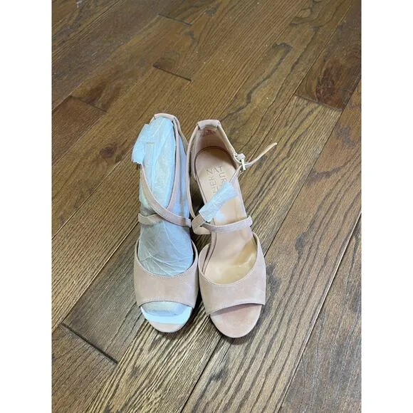Naturalizer Melody Women's Heels Taupe Beige Suede Size 9.5 M