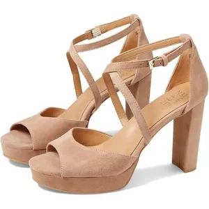 Naturalizer Melody Women's Heels Taupe Beige Suede Size 9.5 M