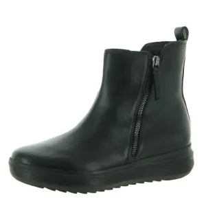 Naturalizer Womens Talise Leather Wedge Ankle Boots (WIDE)