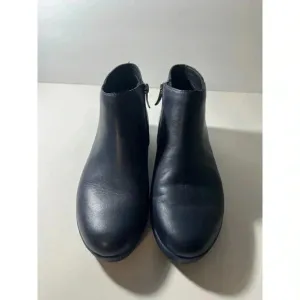 Navy Blue Ankle Boots