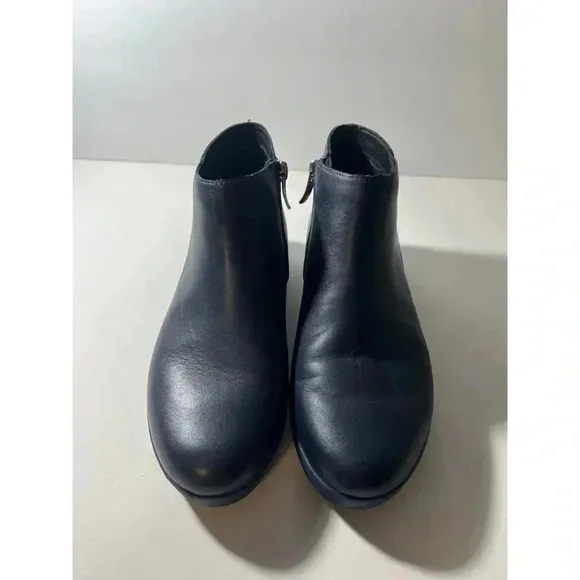 Navy Blue Ankle Boots