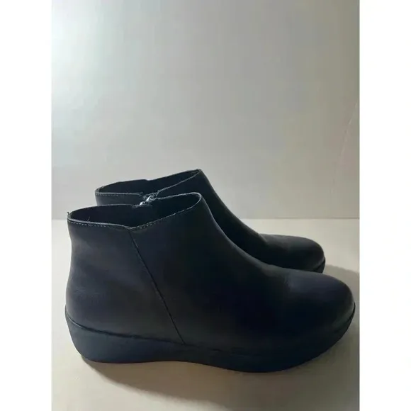 Navy Blue Ankle Boots