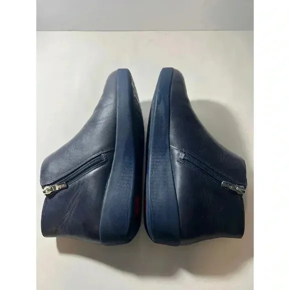 Navy Blue Ankle Boots