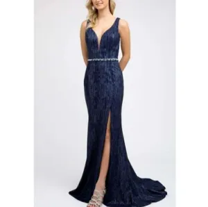 Navy,rose gold, burgundy, fitted open back dress