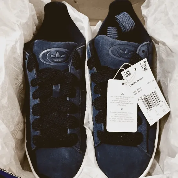 NEW Adidas Campus Marine Blue 00s Sneakers Tennis Shoes Athletic Mens 7.5