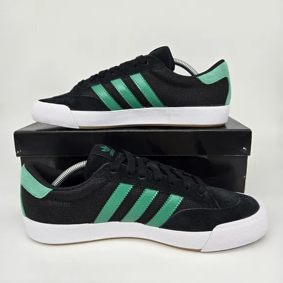 New adidas Nora 'Black Court Green' Men's Suede Shoes Size 11.5