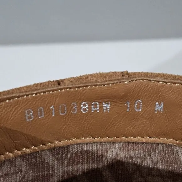 NEW Aquatalia Maddie Platform Bootie Water Resistant Brown Suede Size 10