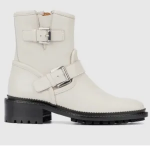 New Aquatalia Off White Omayda Boot Size 7.5