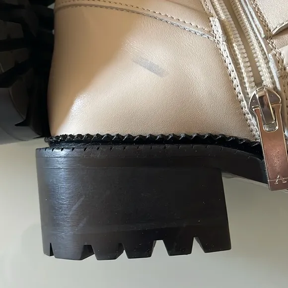 New Aquatalia Off White Omayda Boot Size 7.5