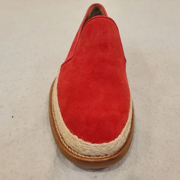 New Aquatalia Zayn Suede Loafer Red Size10.5 Shoes