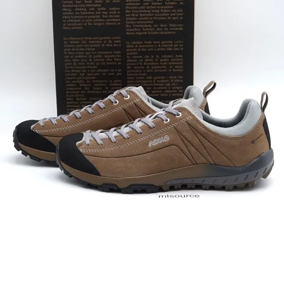 NEW ASOLO Space GV ML GTX Gore-Tex Waterproof Hiking Shoes Tortora