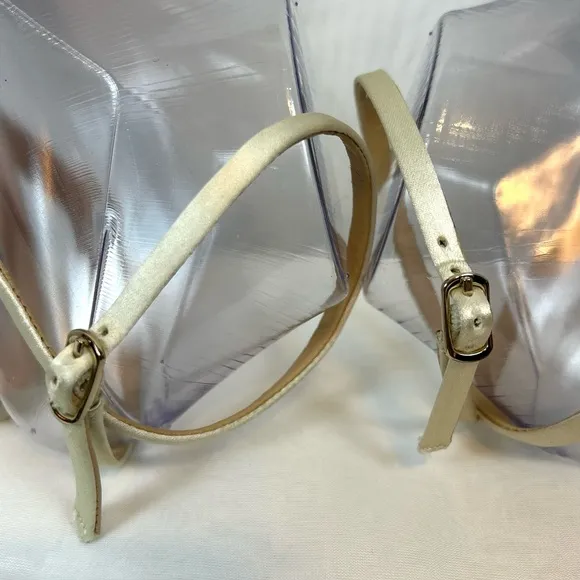 New Badgley Mischka Tess Ivory Satin Womens Heels / Sz 9 / Floor sample