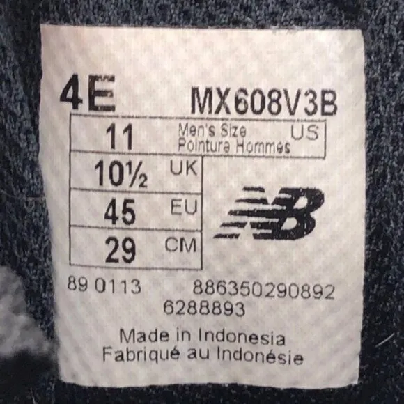 New Balance 608v3 Training Shoes 11 (4E)