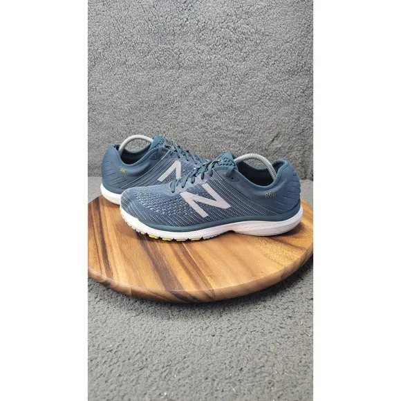 New Balance 860 v10 Shoes Blue Gray Mens Size 11.5 W Running Sneakers Athletic