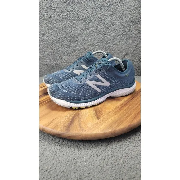 New Balance 860 v10 Shoes Blue Gray Mens Size 11.5 W Running Sneakers Athletic
