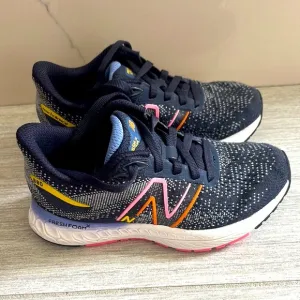New Balance Kids' Black and Pink Running Shoes