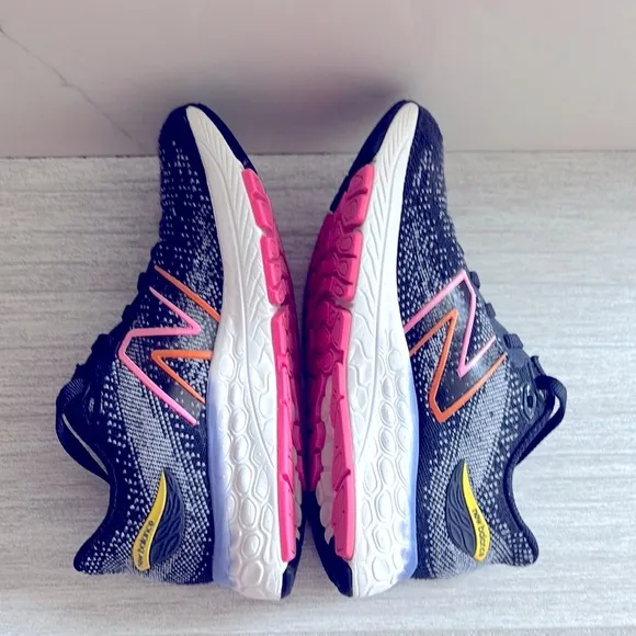 New Balance Kids' Black and Pink Running Shoes