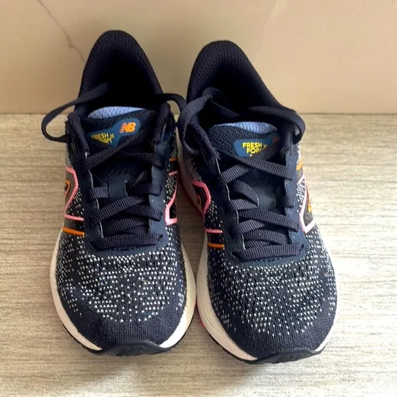 New Balance Kids' Black and Pink Running Shoes