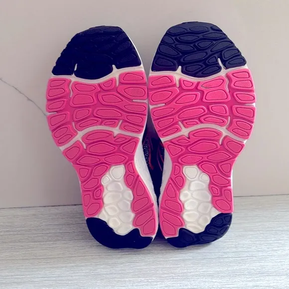 New Balance Kids' Black and Pink Running Shoes