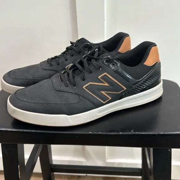 New Balance Men's 574 Greens Golf Shoes Black Size 15 D