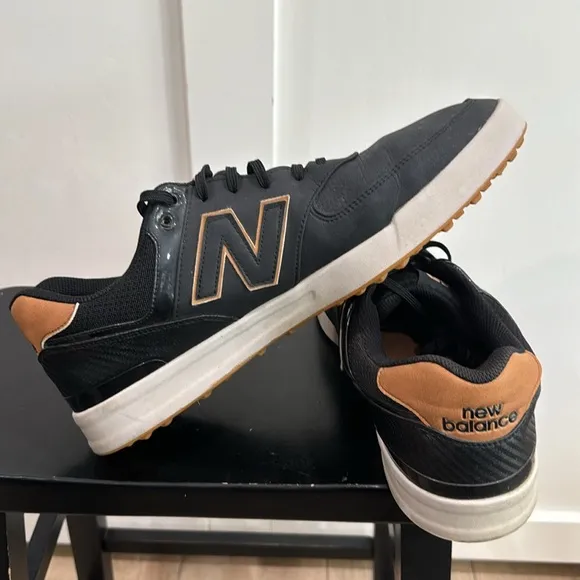 New Balance Men's 574 Greens Golf Shoes Black Size 15 D