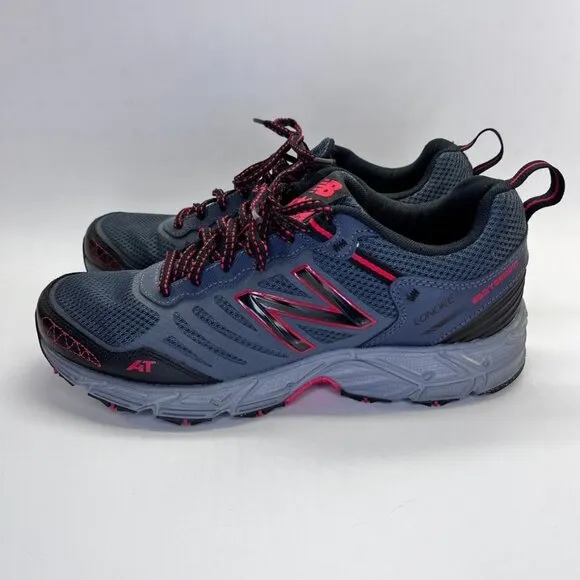 New Balance Men’s Lonoke All Terrain Shoes SIze 10 in Gray Black Red MTLONLT1